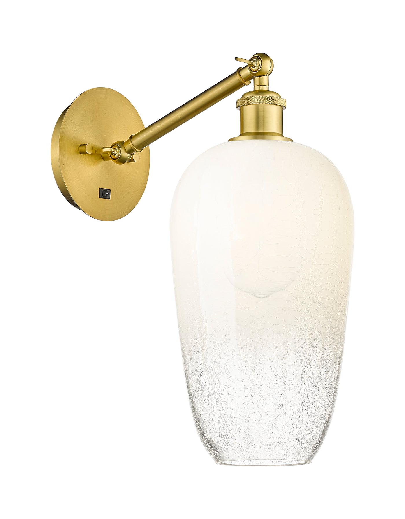 Ballston Sconce Cast Brass Steel Glass