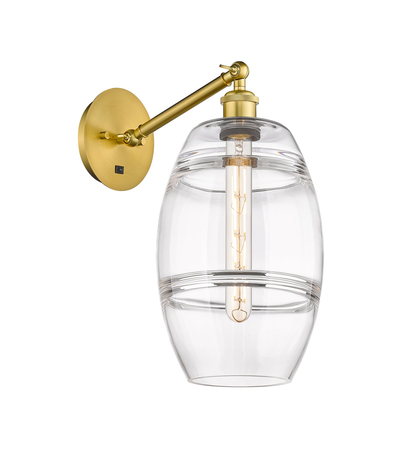 Ballston Sconce Cast Brass 8 Inch