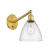 Ballston Glass Sconce Cast Brass Steel