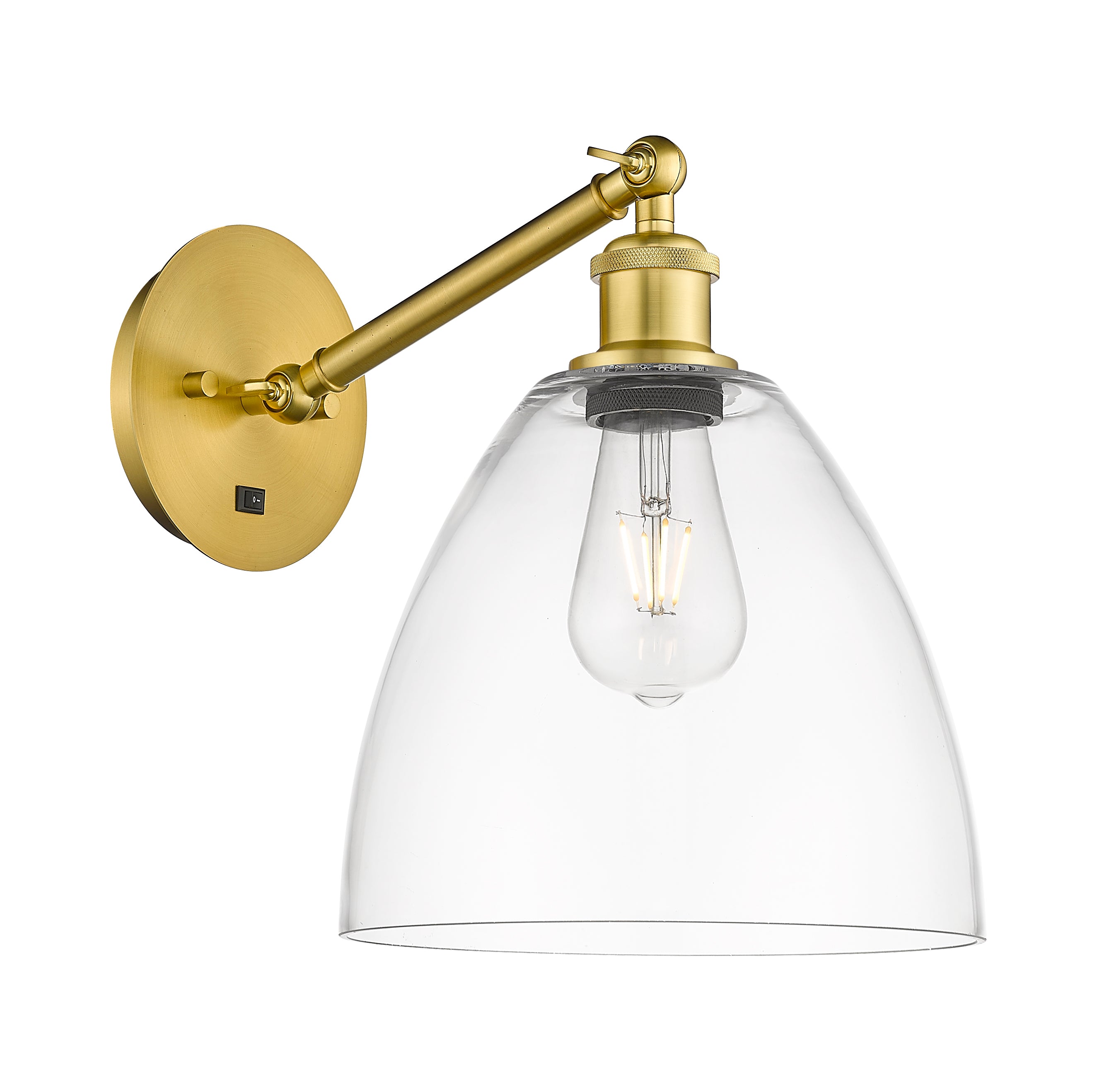 Ballston Sconce Cast Brass Finish