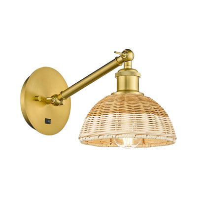 Ballston Sconce Cast Brass 9 Inch Width