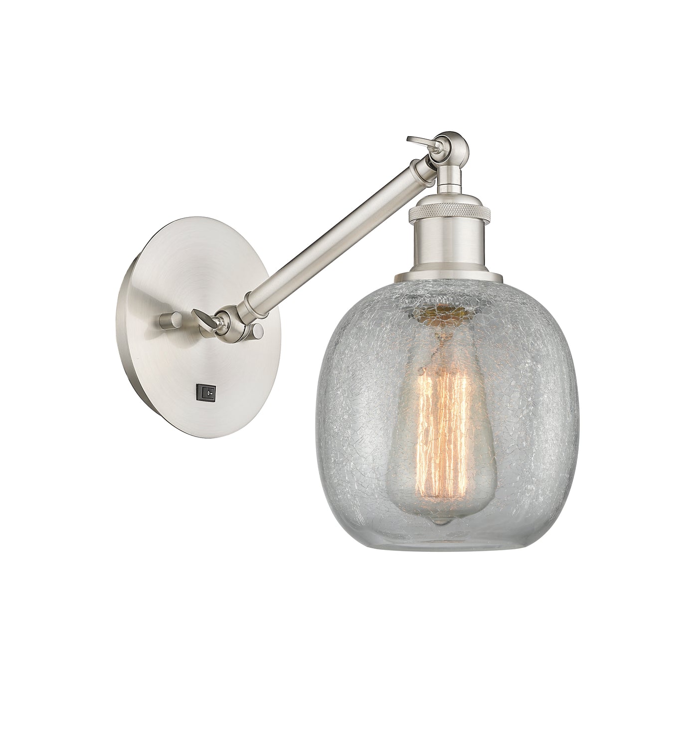 Ballston Sconce Cast Brass Glass Steel