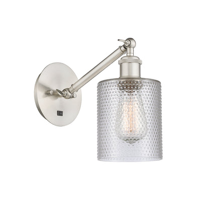 Ballston Sconce Cast Brass Steel Glass
