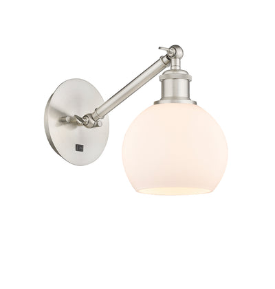 Ballston Sconce Cast Brass Steel Glass