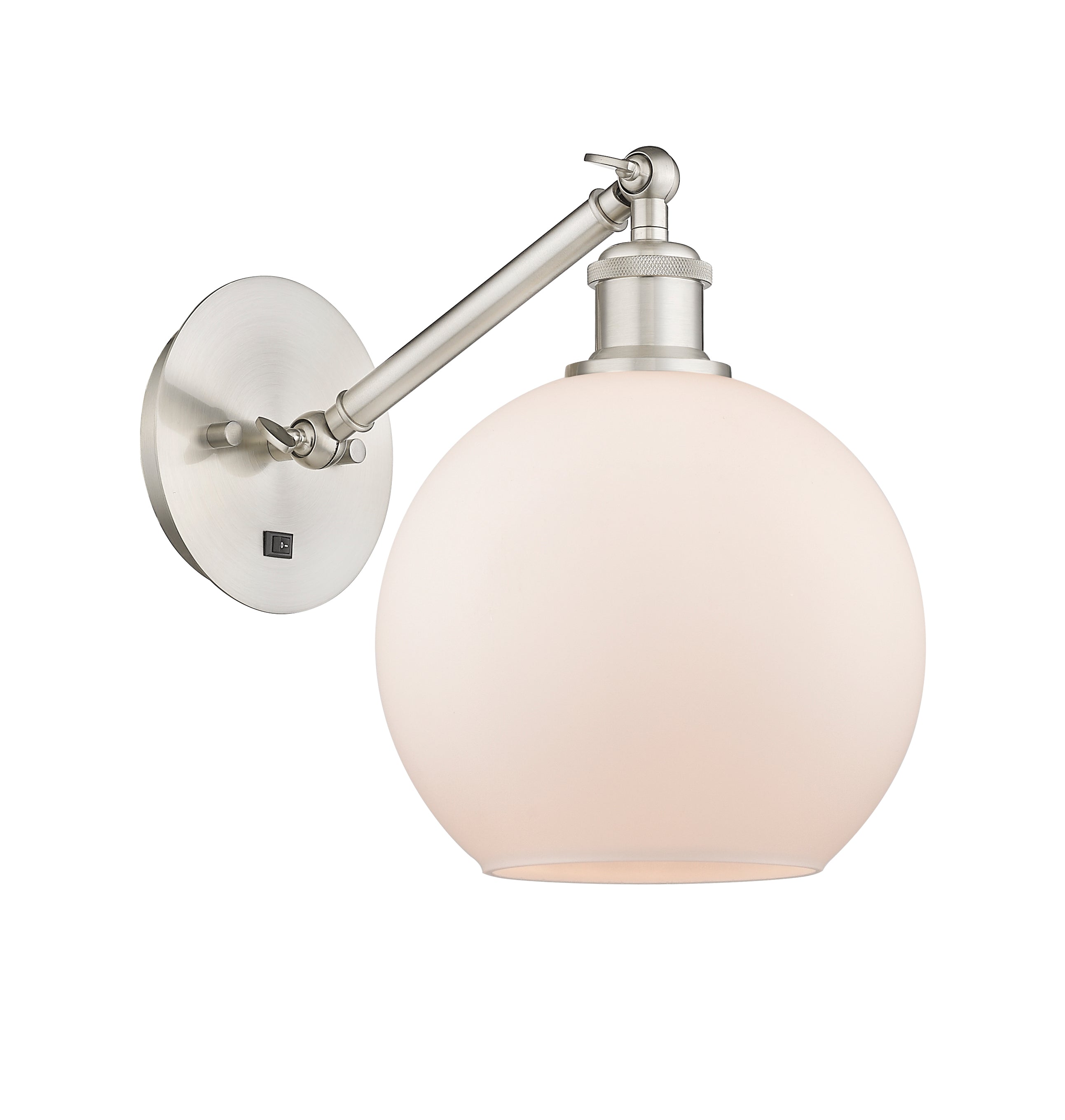 Ballston Sconce Cast Brass Steel Glass