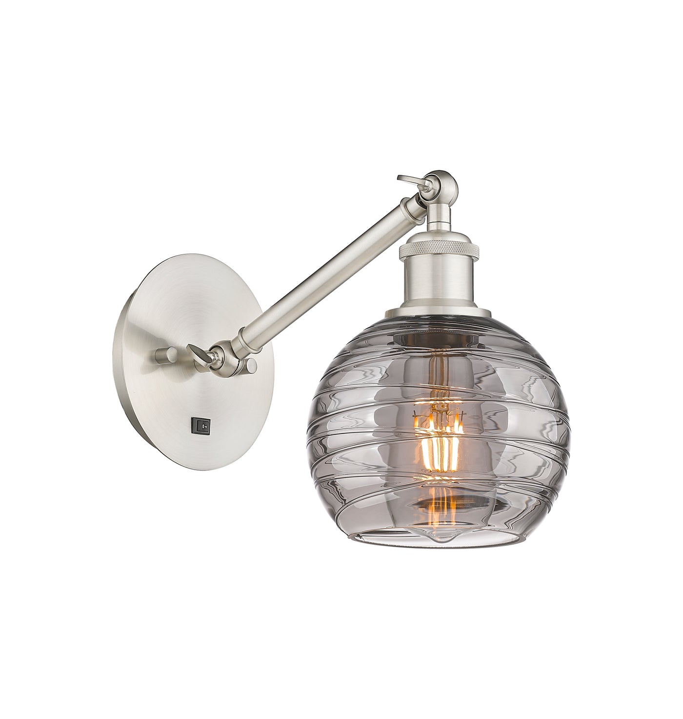Ballston Sconce Cast Brass Glass Steel