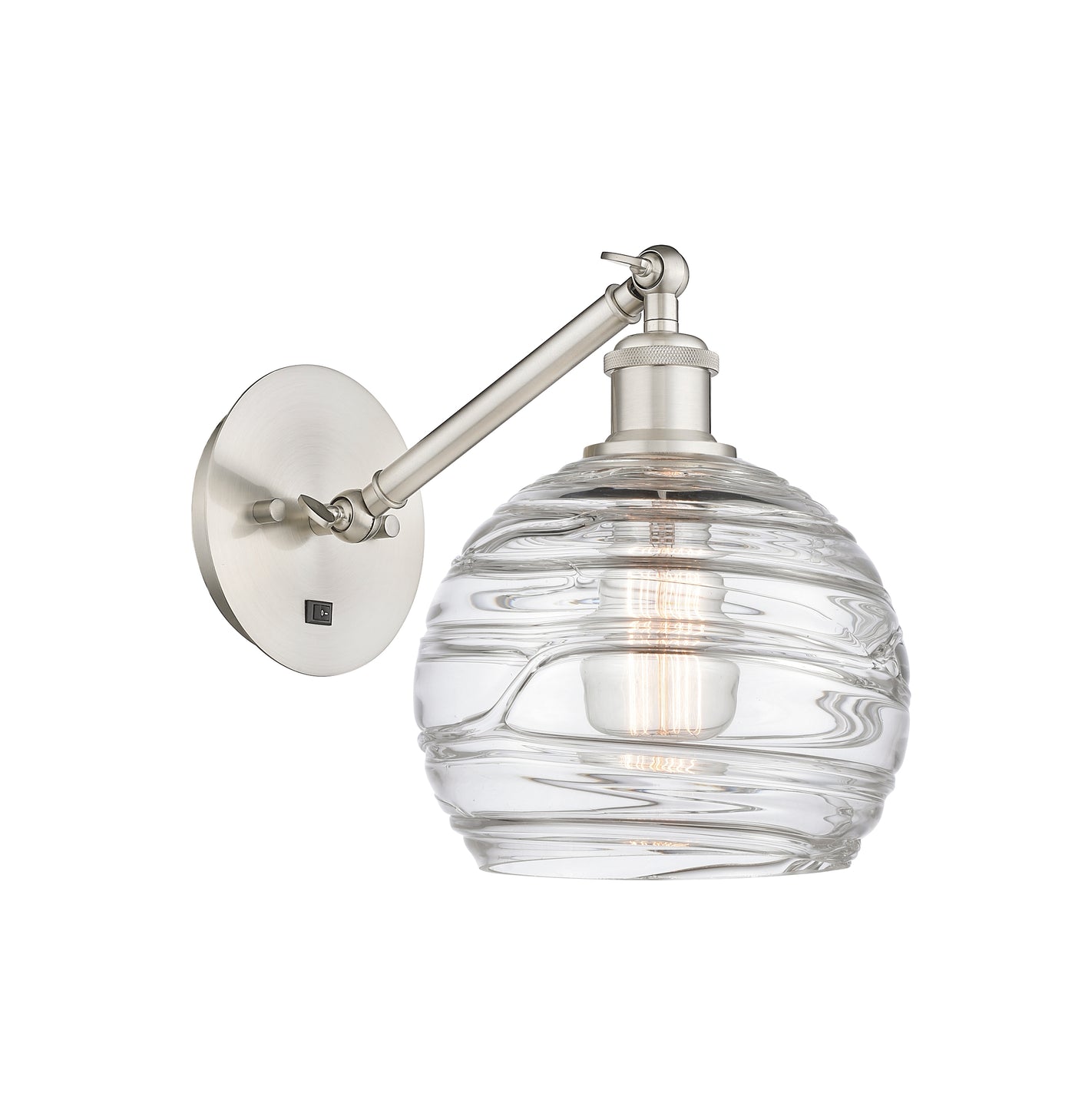 Ballston Sconce Cast Brass Swirl 8.125