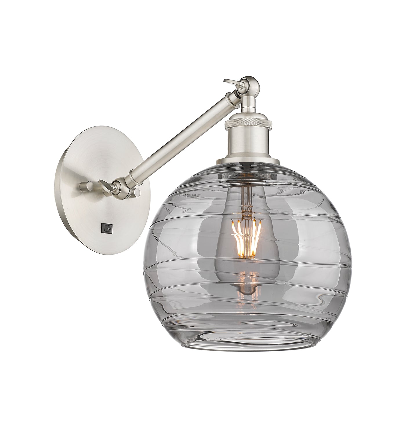 Ballston Sconce Cast Brass Swirl 8.125
