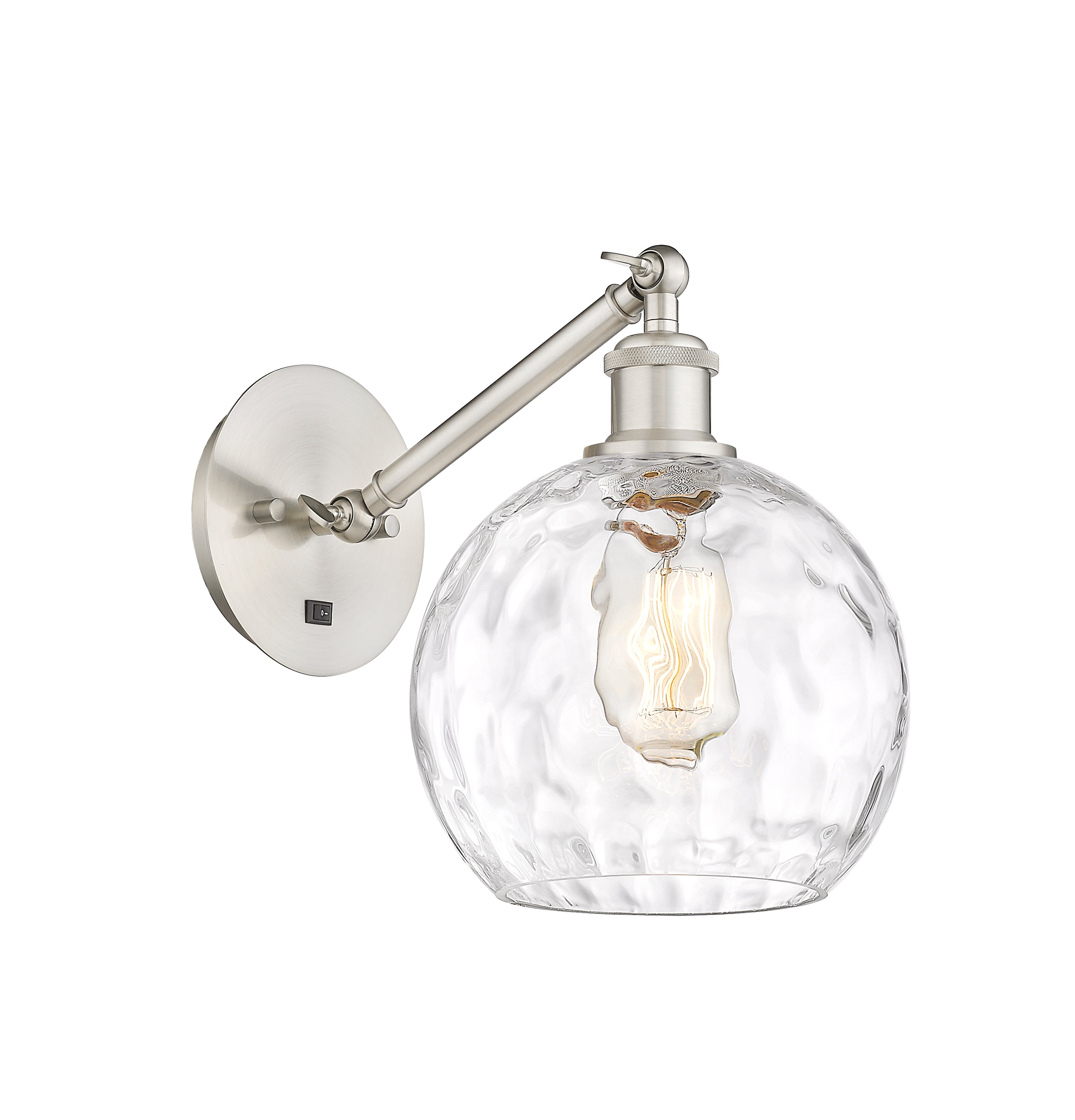 Ballston Sconce Cast Brass Glass Steel