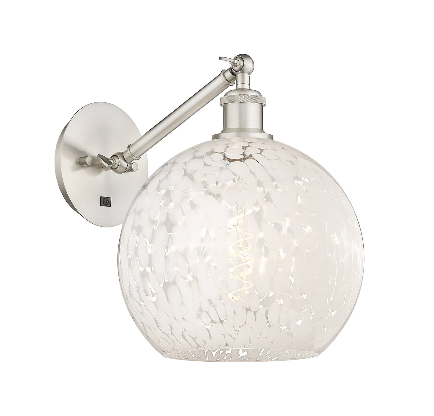 Ballston Sconce Cast Brass Glass Steel