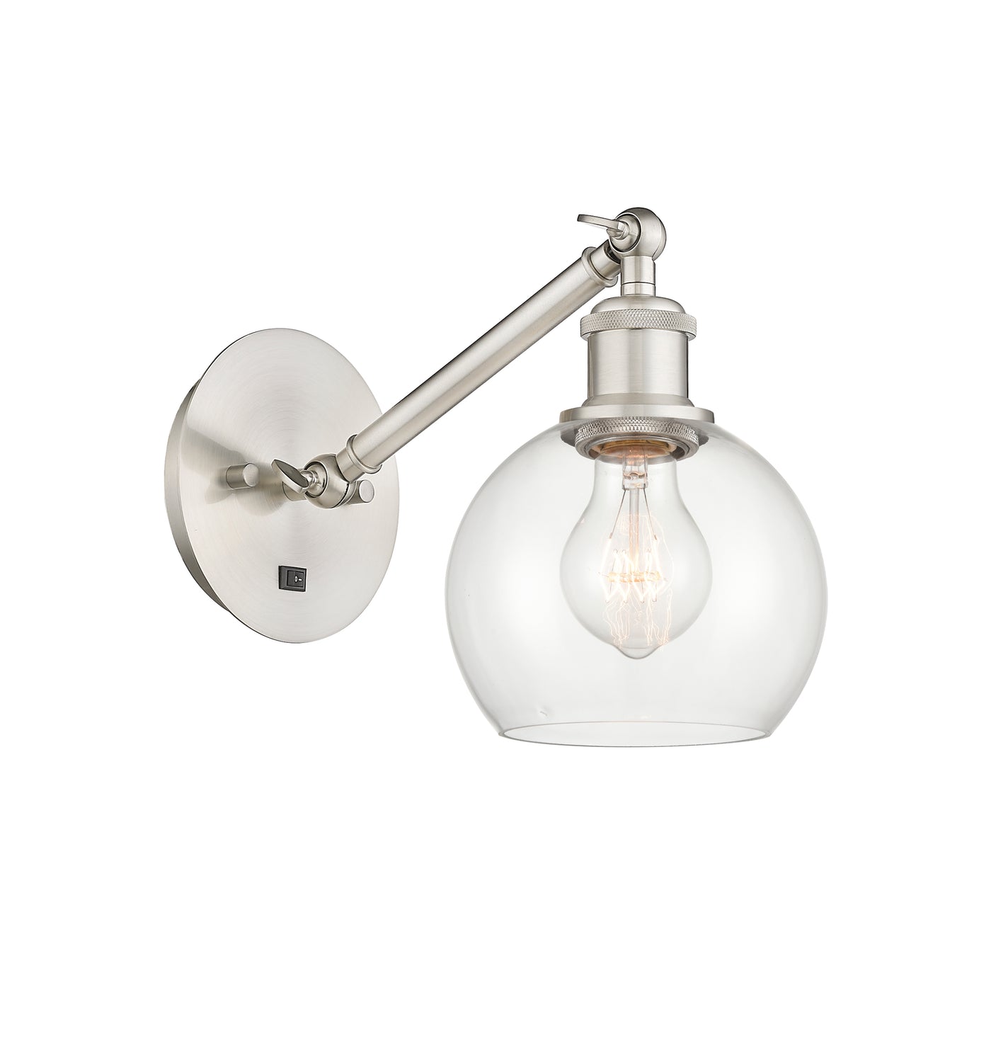 Ballston Sconce Cast Brass Glass Steel