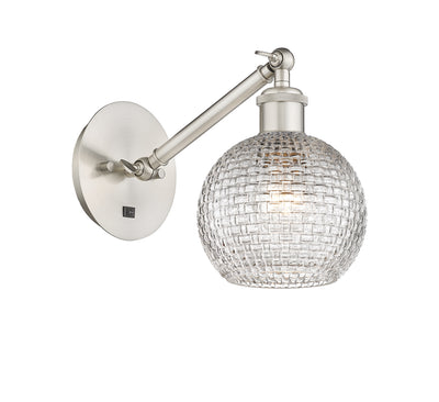 Ballston Sconce Cast Brass Glass Steel