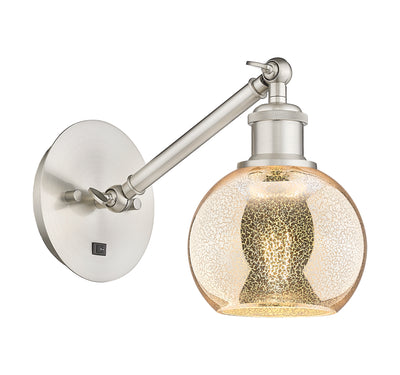 Ballston Sconce Cast Brass Steel Glass