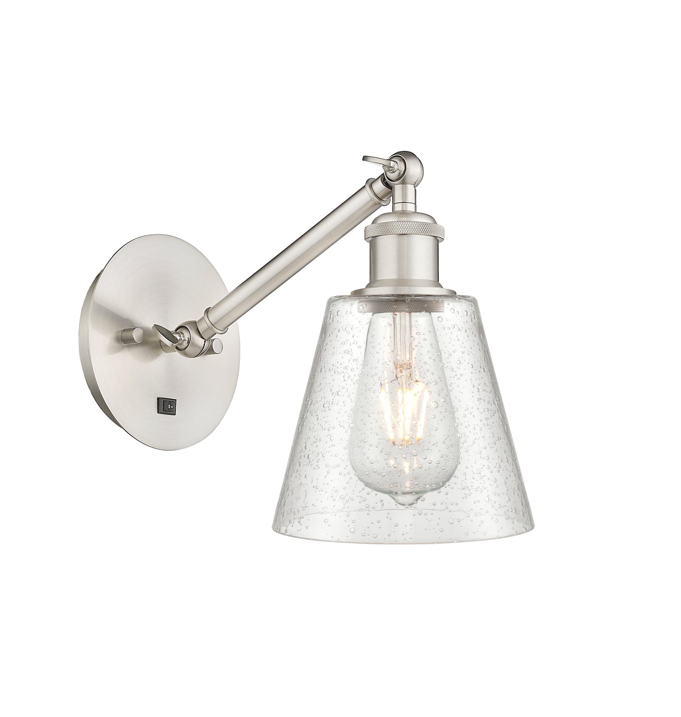Ballston Sconce Cast Brass With Glass