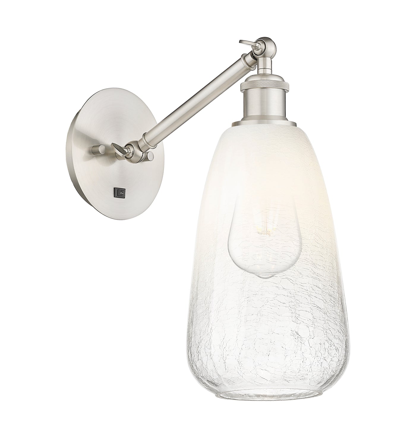 Ballston Sconce Cast Brass Steel Glass