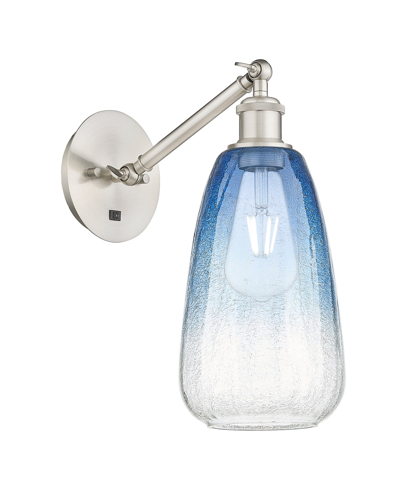 Ballston Sconce Cast Brass Steel Glass