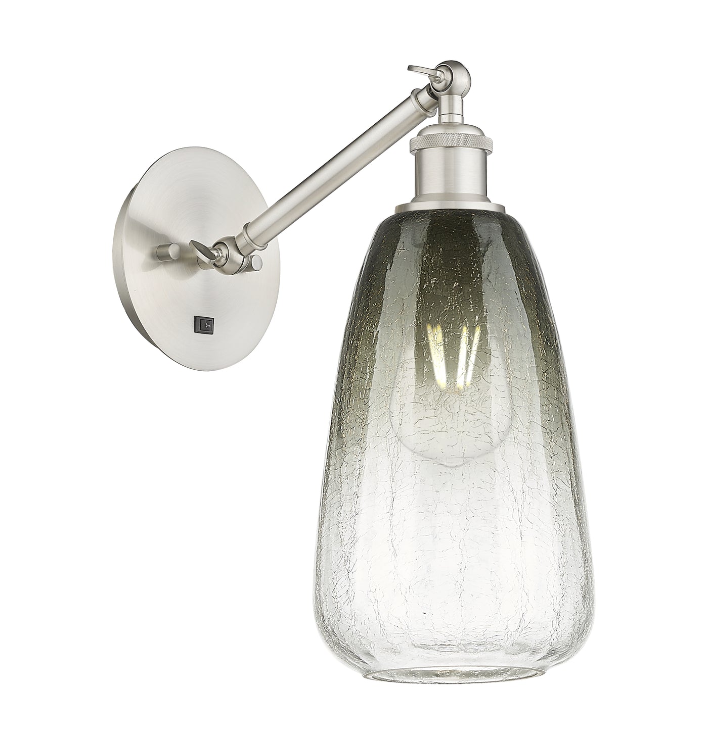Ballston Sconce Cast Brass Steel Glass