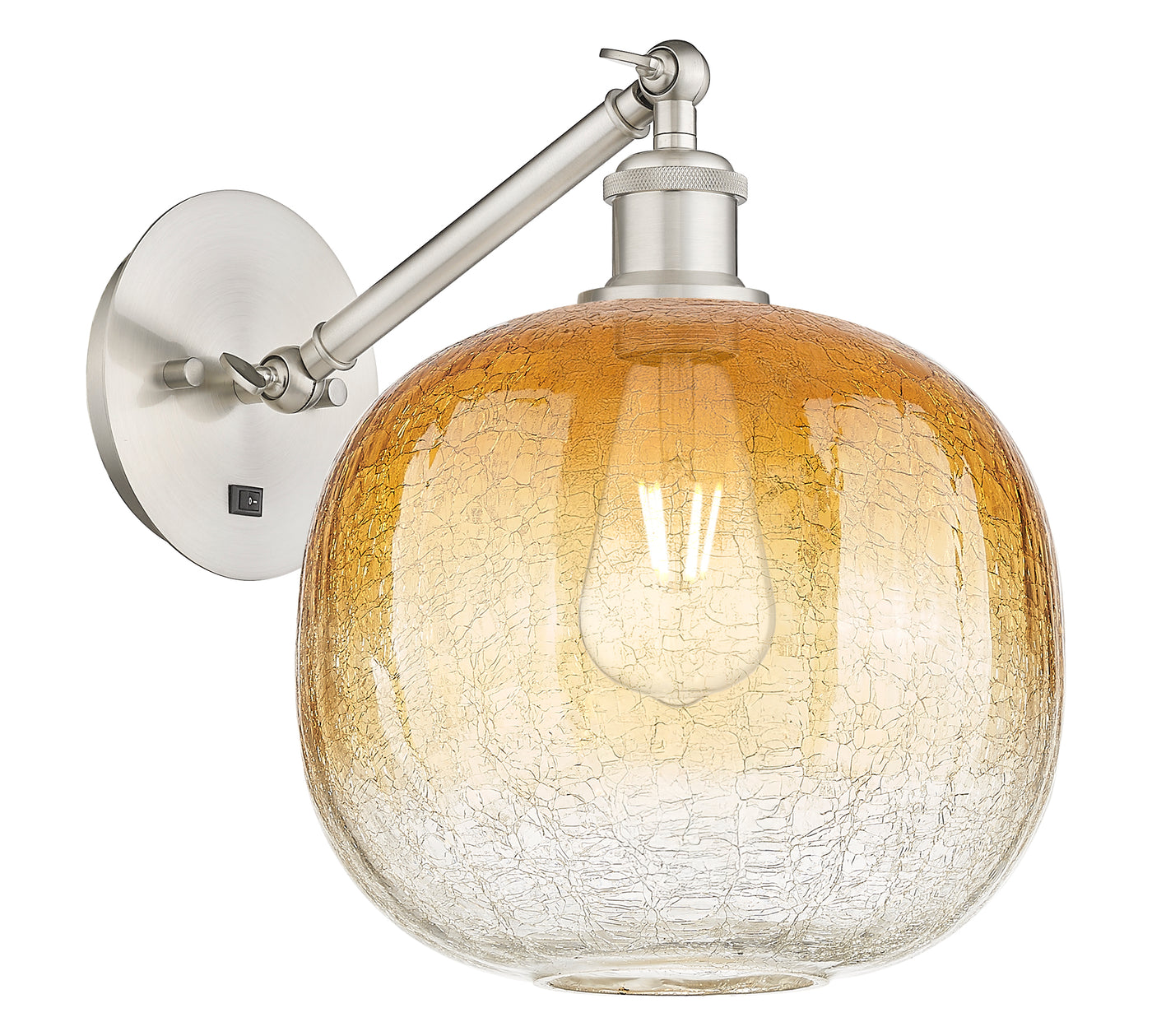 Ballston Sconce Cast Brass Glass Steel