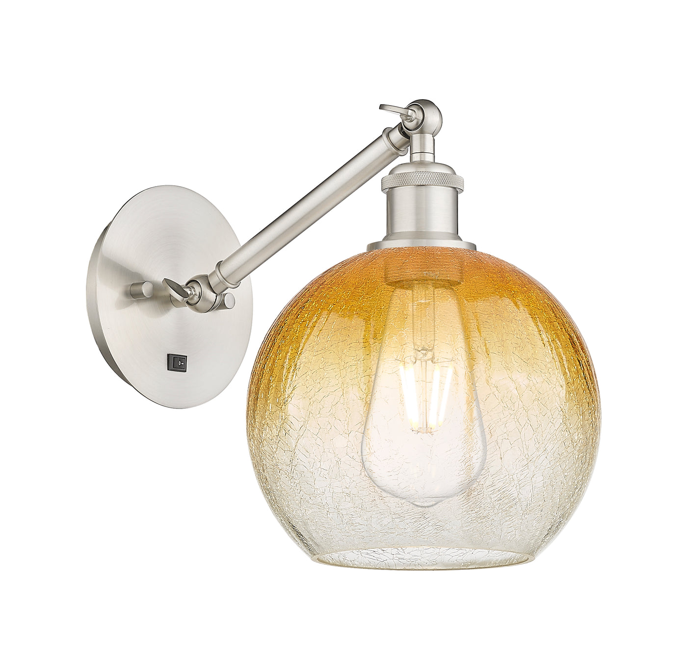 Ballston Sconce Cast Brass Glass Steel