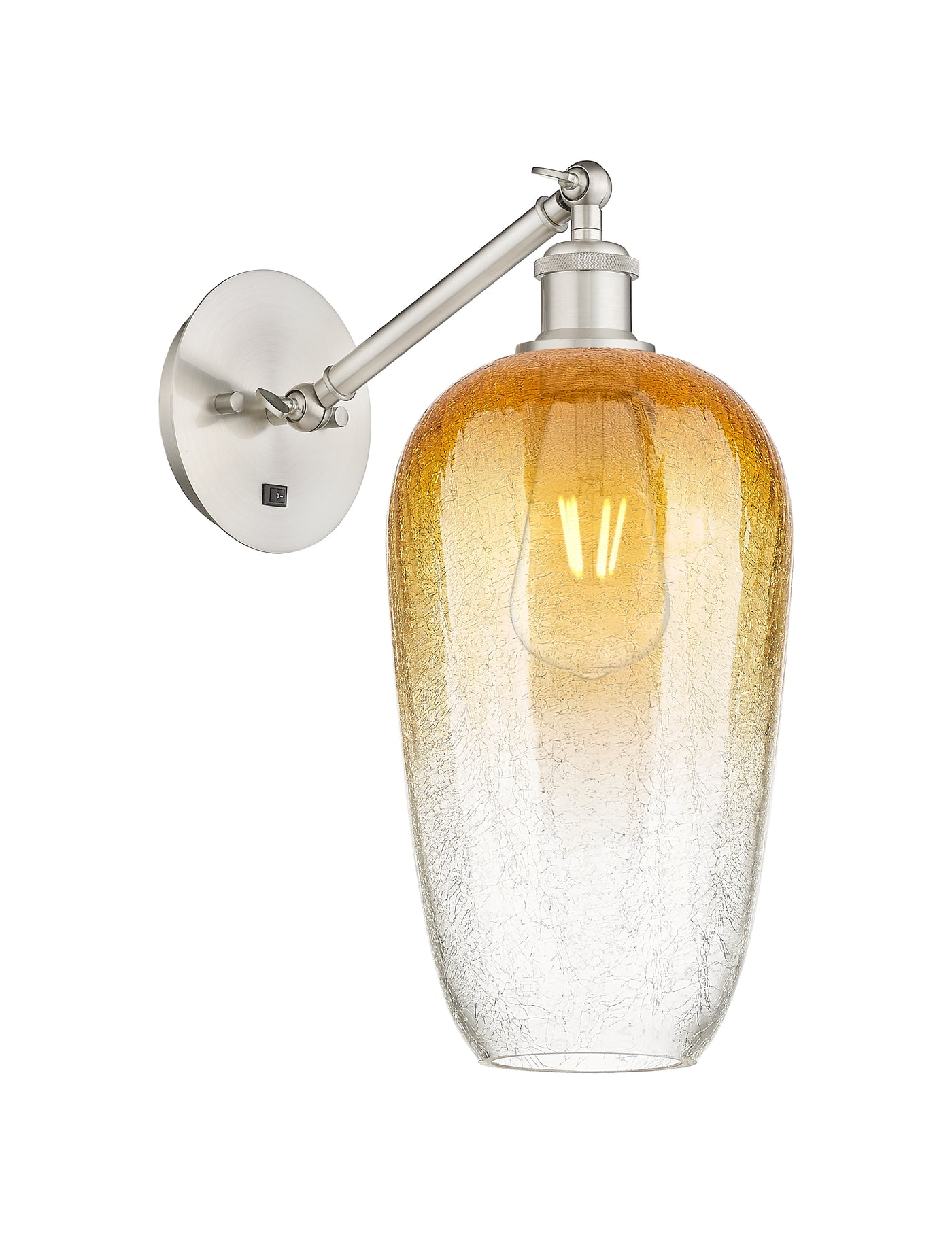 Ballston Sconce Cast Brass Steel Glass