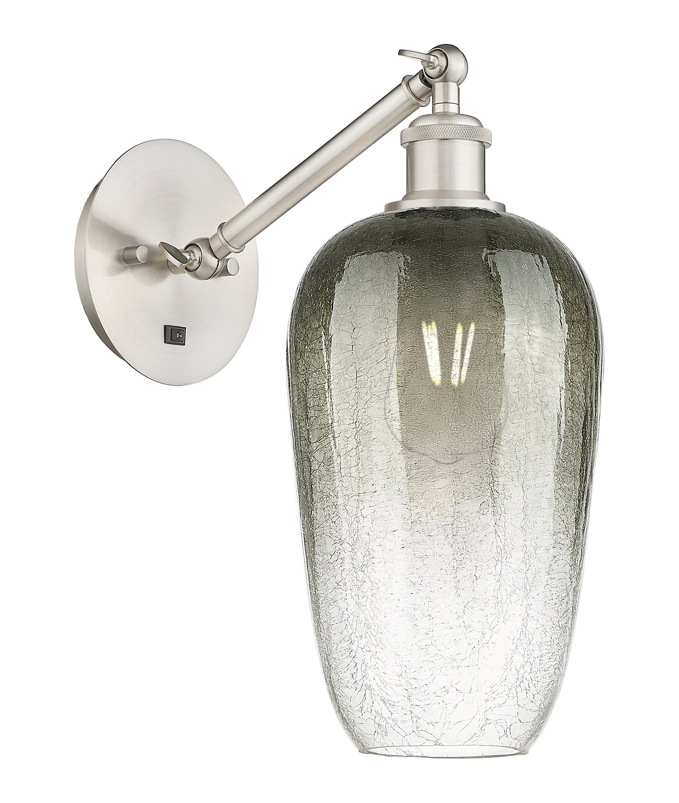 Ballston Sconce Cast Brass Steel Glass