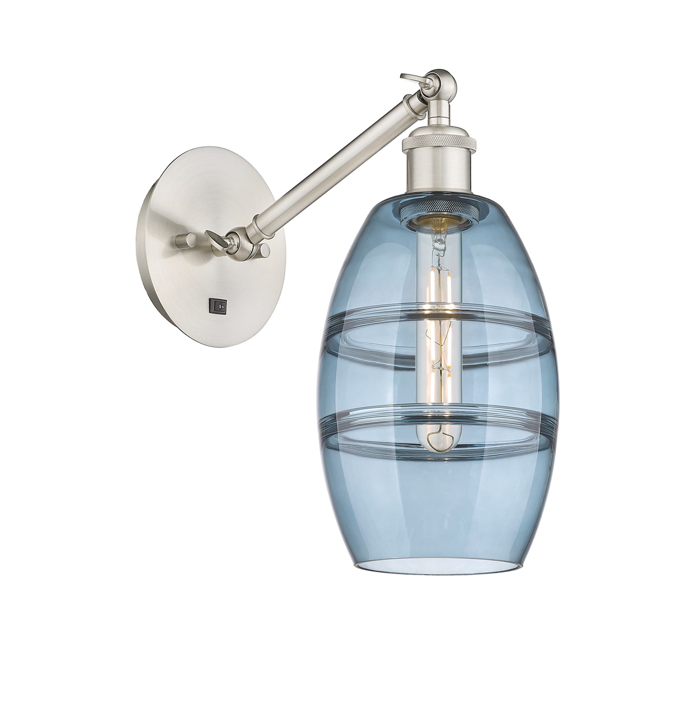 Ballston Sconce Cast Brass Steel Glass
