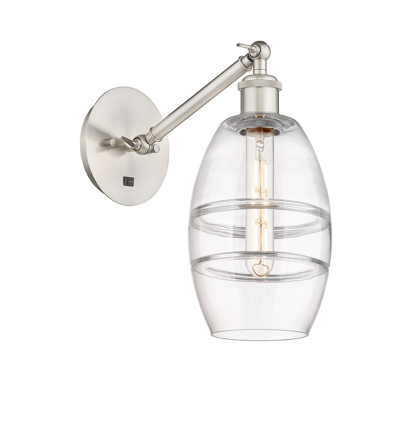 Ballston Sconce Cast Brass Steel Glass