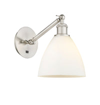 Ballston Glass Sconce Cast Brass Steel