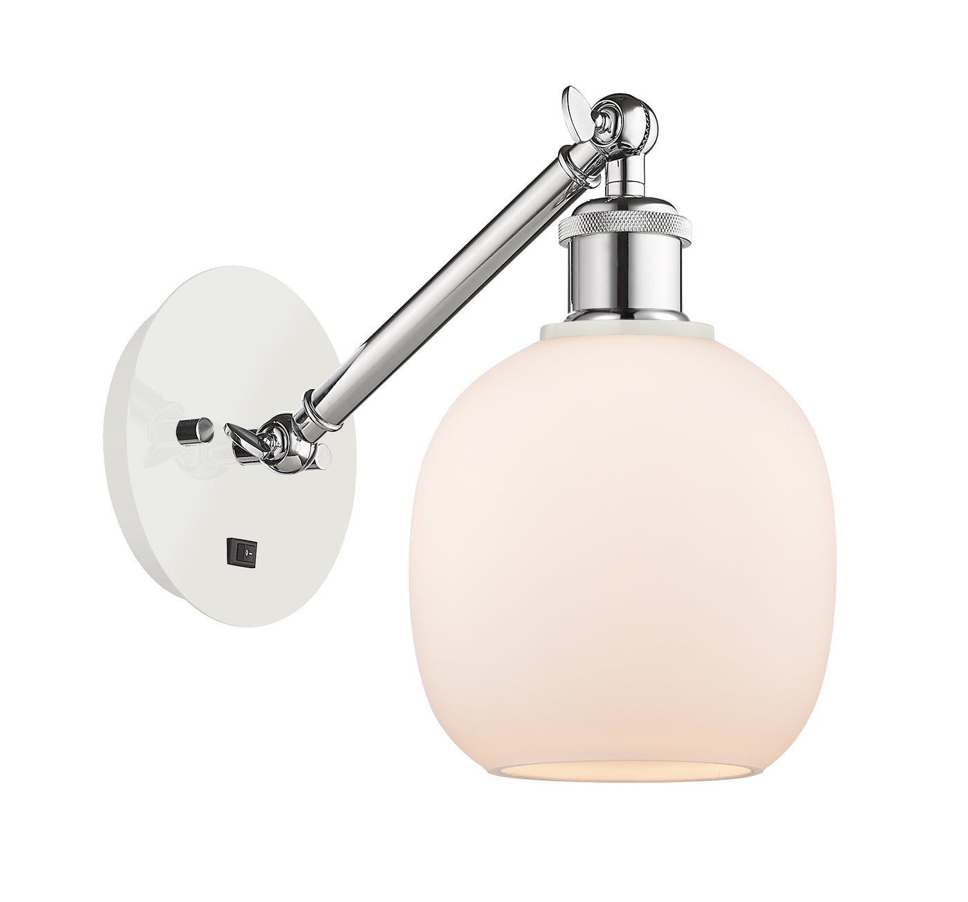 Ballston Sconce Cast Brass Glass Steel