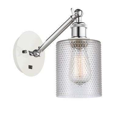 Ballston Sconce Cast Brass Steel Glass
