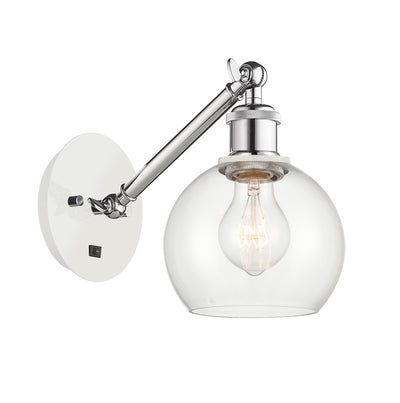Ballston Sconce Cast Brass Steel Glass