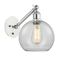Ballston Sconce Cast Brass Steel Glass