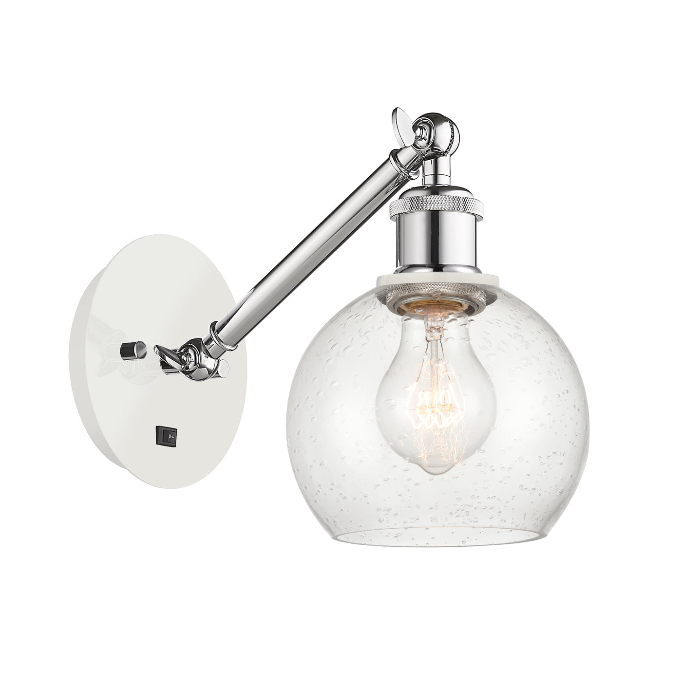 Ballston Sconce Cast Brass Glass Steel