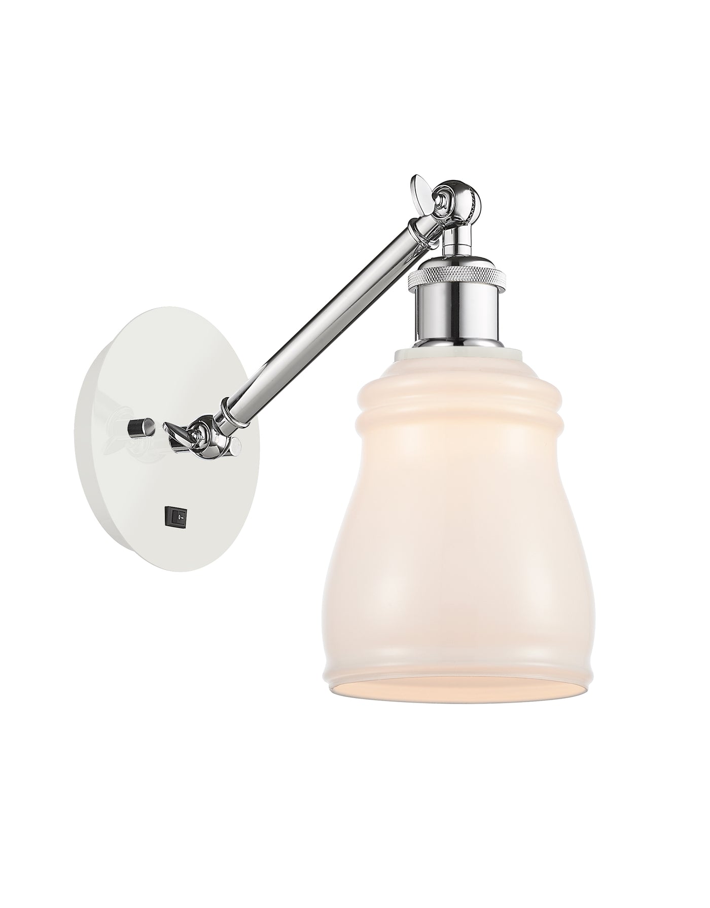 Ballston Sconce Cast Brass Steel Glass