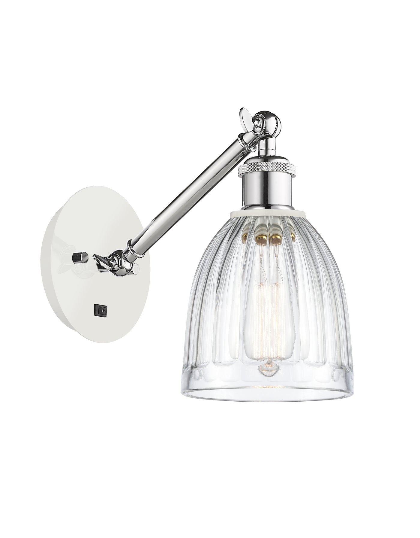 Ballston Sconce Cast Brass 8 Inch