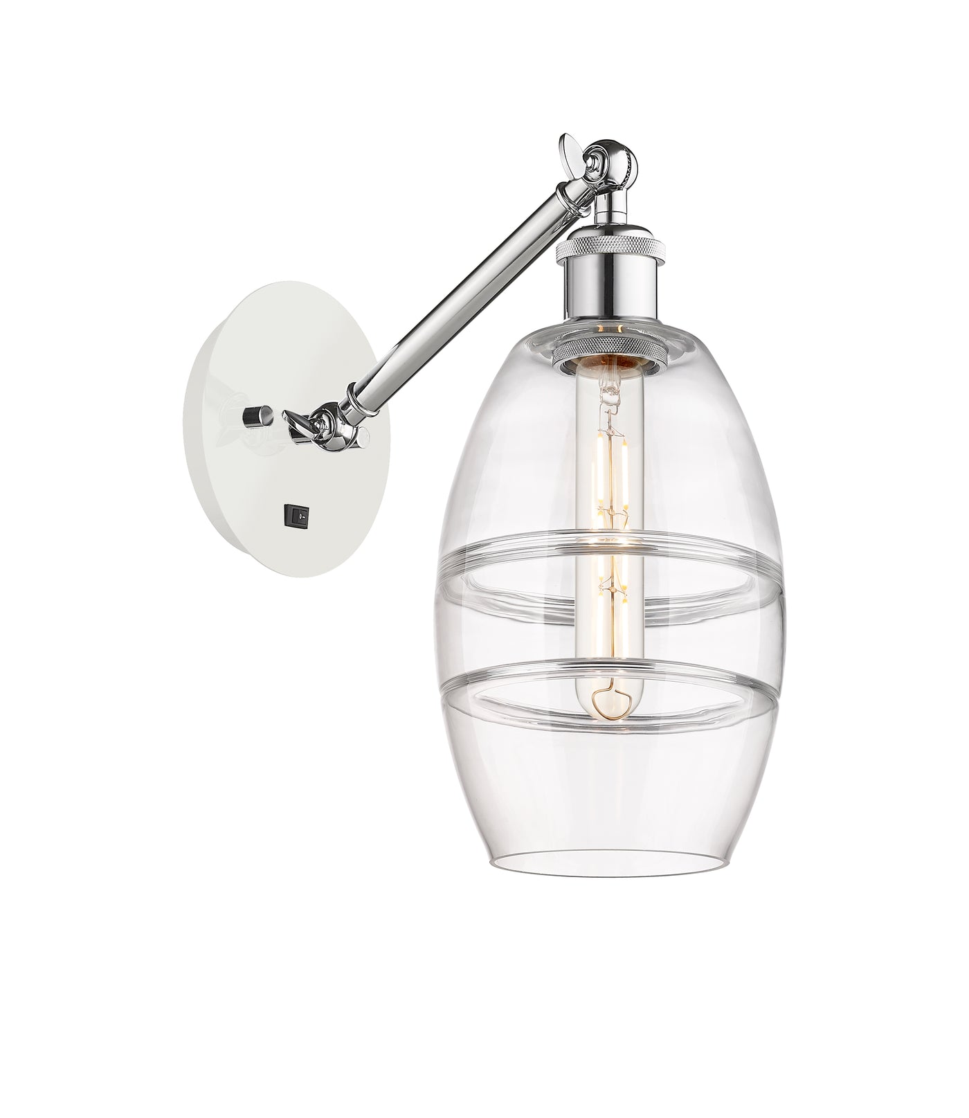 Ballston Sconce Cast Brass Steel Glass