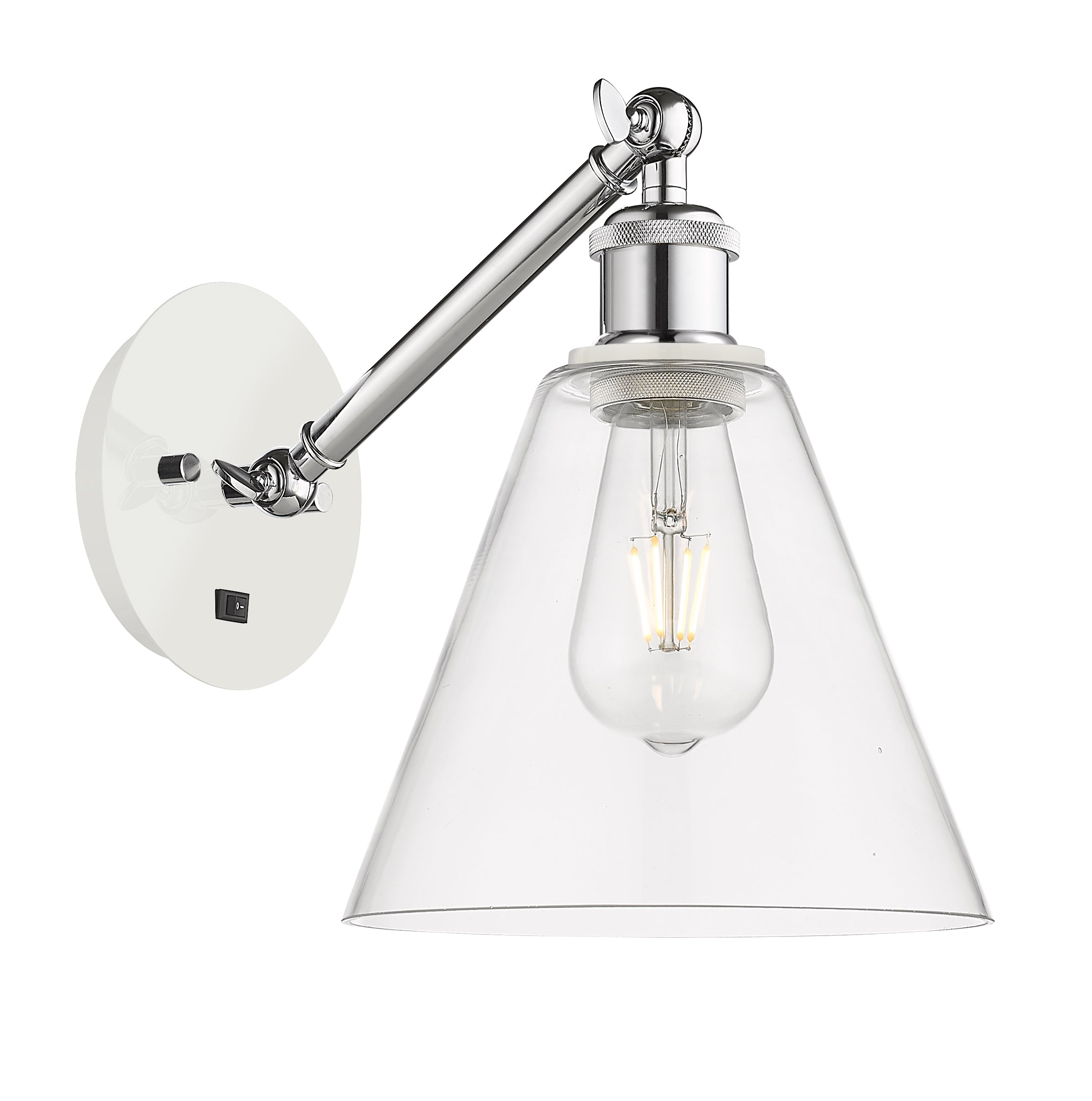 Ballston Sconce Cast Brass 6.5 Inch Width
