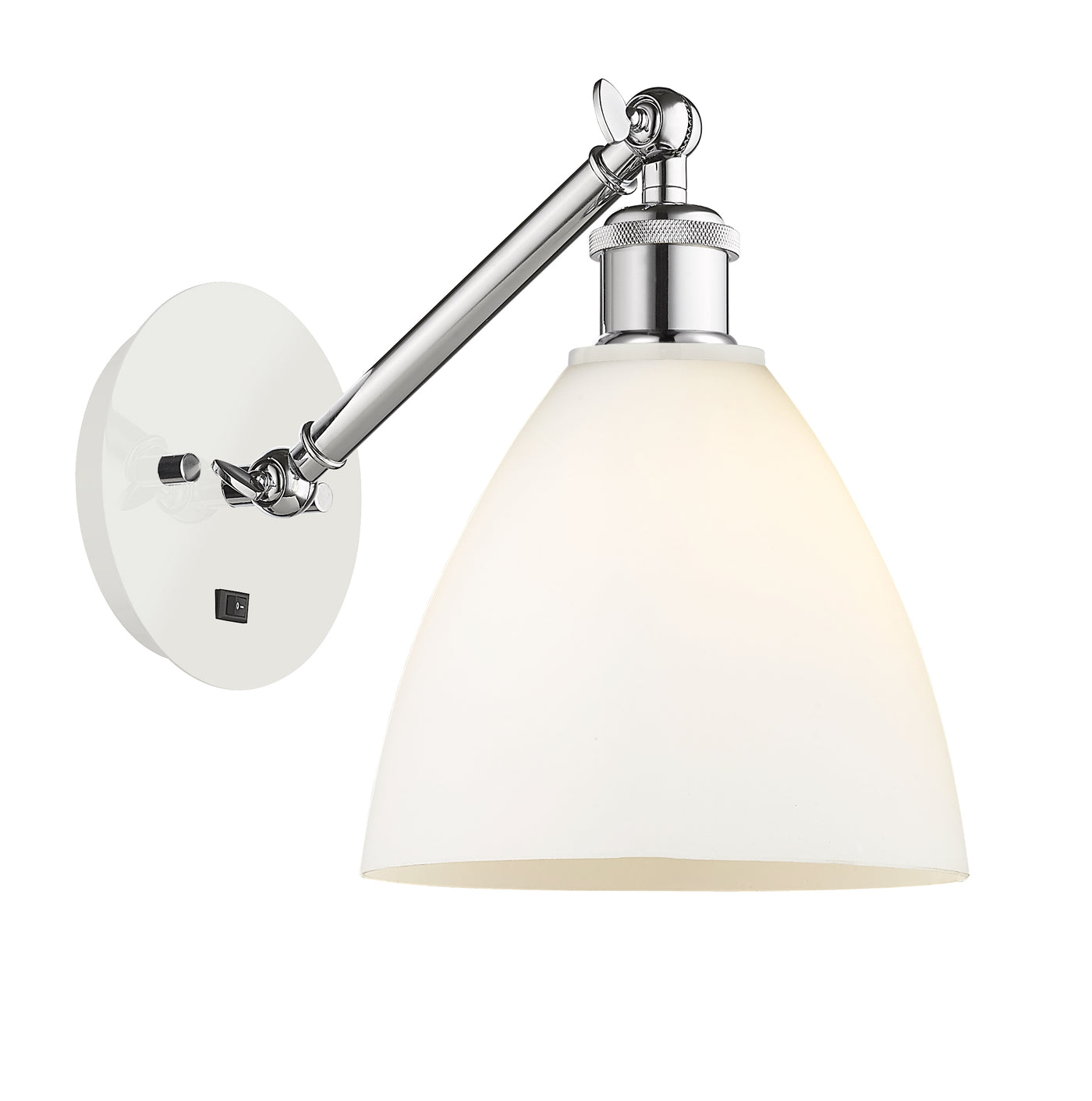 Ballston Sconce Cast Brass Glass Steel