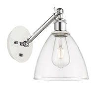 Ballston Sconce Cast Brass Glass Steel