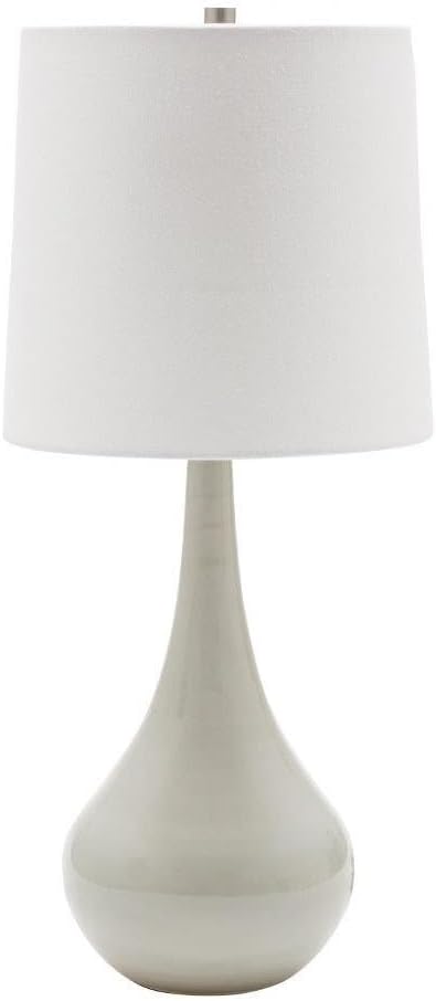 23-inch Scatchard Gray Gloss Table Lamp