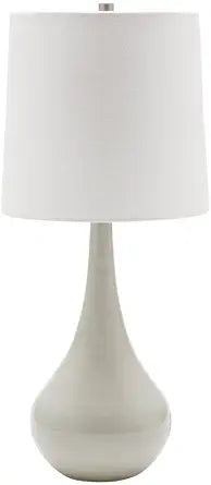 22.5-inch Scatchard Gray Gloss LED Table Lamp