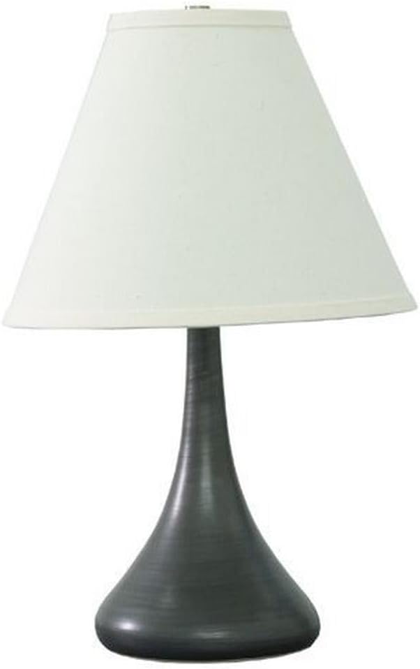 19-inch Scatchard Matte Black Table Lamp