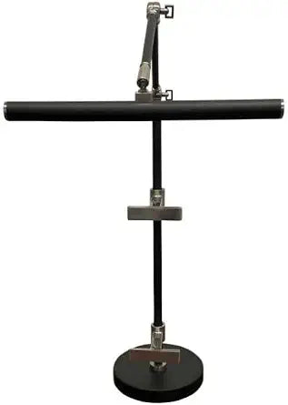 32-inch River North Black Satin Nickel Task Lamp