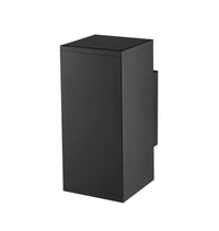 10.62-inch Vegas Powder Coated Black 1-Light Outdoor Wall Sconce with Frosted Glass