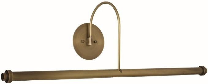 30-inch Slim-Line Antique Brass Direct Wire Picture Light