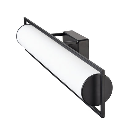 24'' Teylor Matte Black  Vanity Light