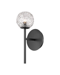 Downtown Urban Sconce Glass Steel 12.75 Inch