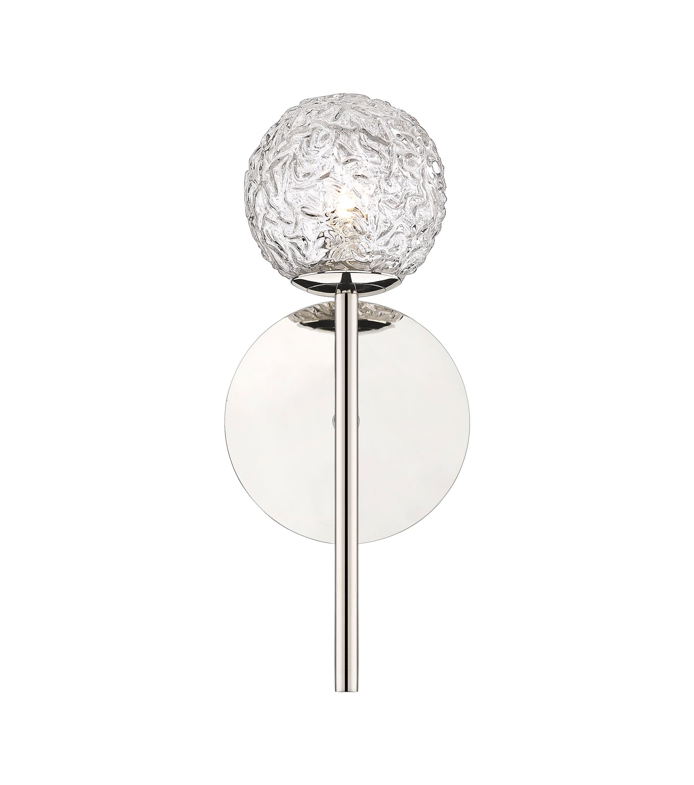 Downtown Urban Sconce Glass Steel 12.75 Inch