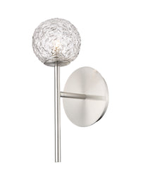 Downtown Urban Sconce Glass Steel 12.75 Inch
