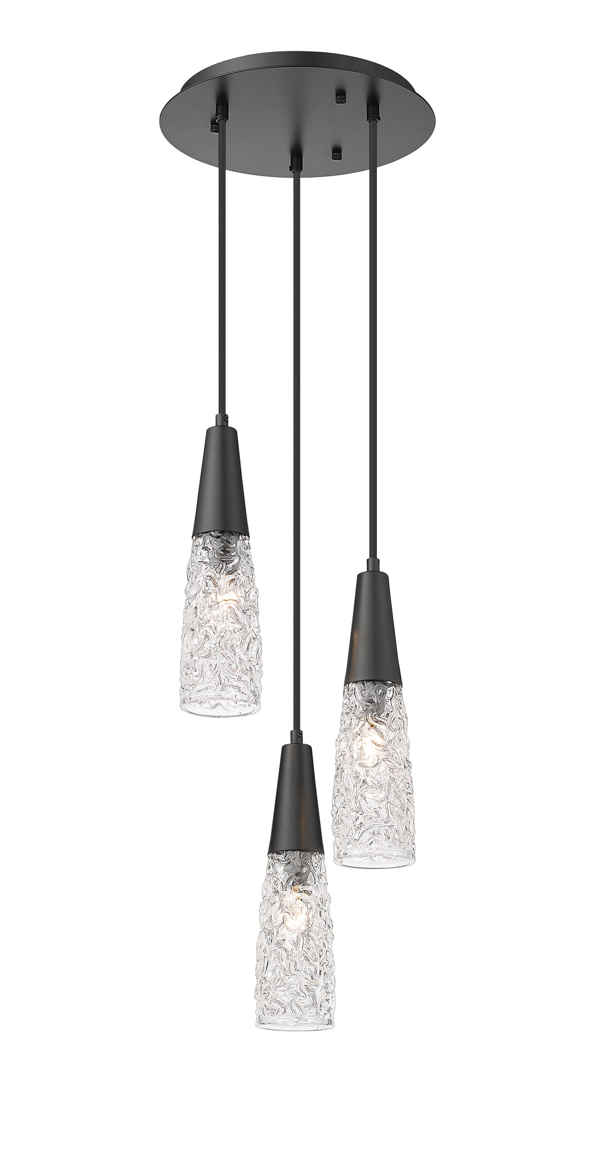 Downtown Urban Multi Pendant Brushed Brass